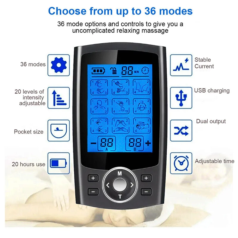 Muscle Massager Adjustable Mode Body Massage Slimming Machine