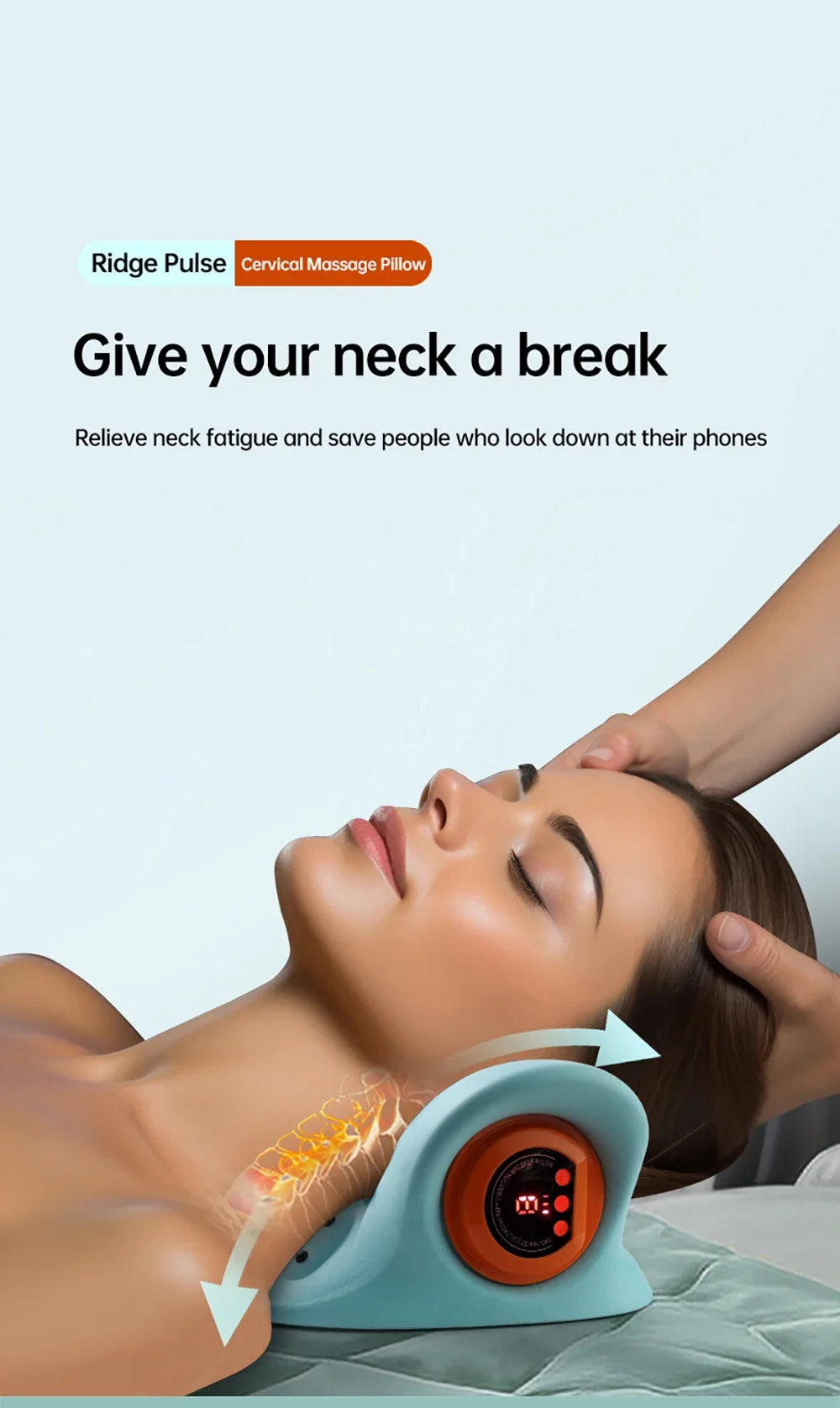 NeckEase Heated Cervical Massager