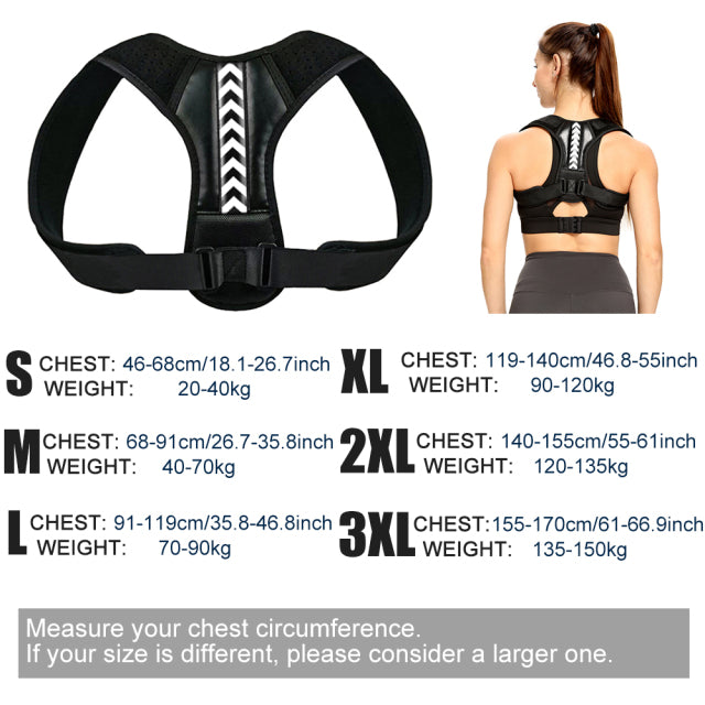 Adjustable Chest Brace Support Belt Shoulder Back Posture Corrector Body  Shaper - General Maintenance & Diagnostics Ltd